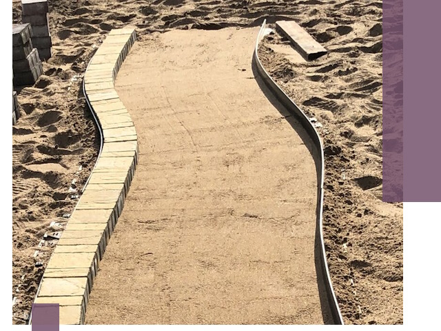 Металлические бордюры для тротуаров в Старом Осколе — прочные и долговечные