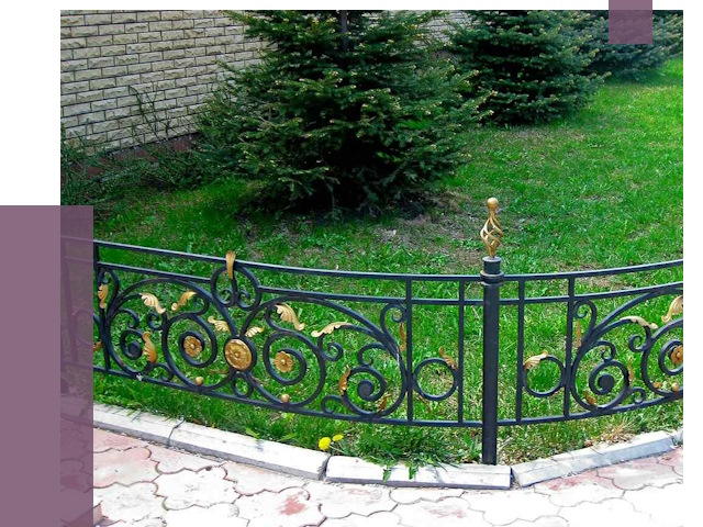 Кованые газонные ограждения в Старом Осколе от 7537 руб. — ПРОЛЁТ-Срк