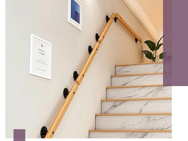 Поручни металлические и деревянные под ключ в Старом Осколе