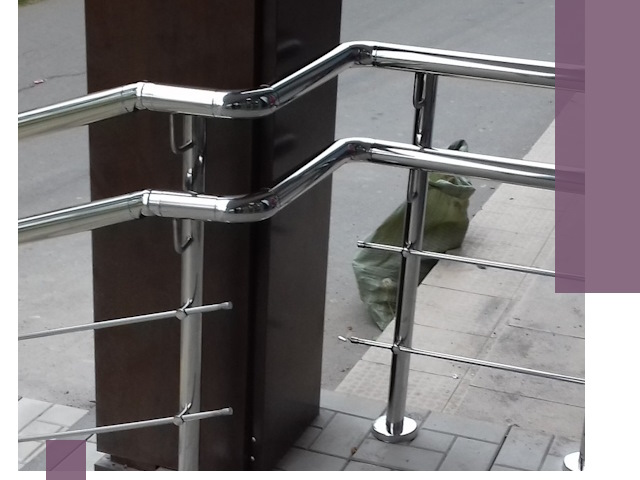 Монтаж поручней из нержавеющей стали в Старом Осколе качественно и быстро